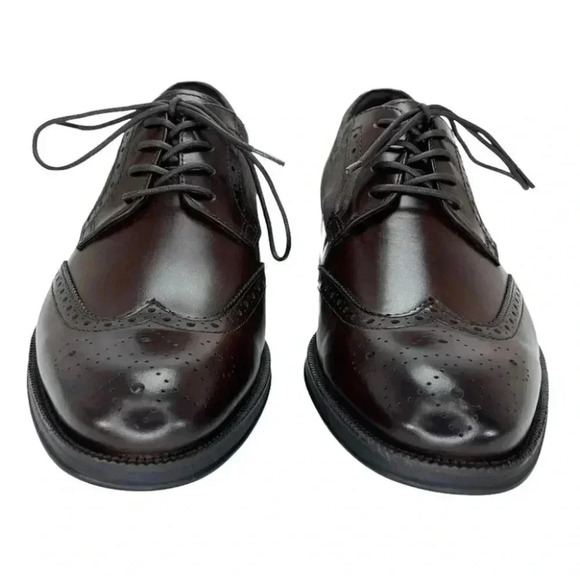 Kenneth Cole Brock Leather Wingtip Mens Oxfords Size 7.5M - Picture 4 of 12